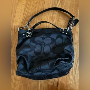 Black Coach Nylon Purse